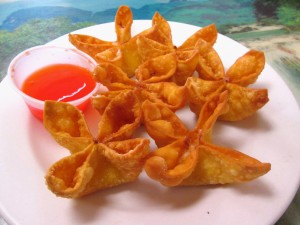 crab rangoon (China Garden, Rockville, MD)