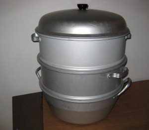 a Chinese steamer pot