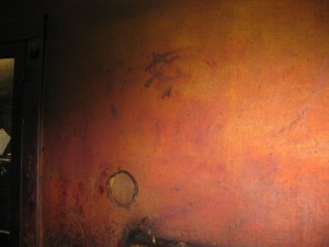 the Rothko-like hues of the main corridor