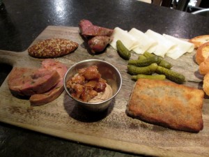 the Butcher's Board/charcuterie plate 