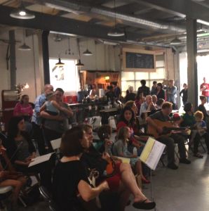 Vigilante Coffee's first "Alley Jam" held on Sept. 13